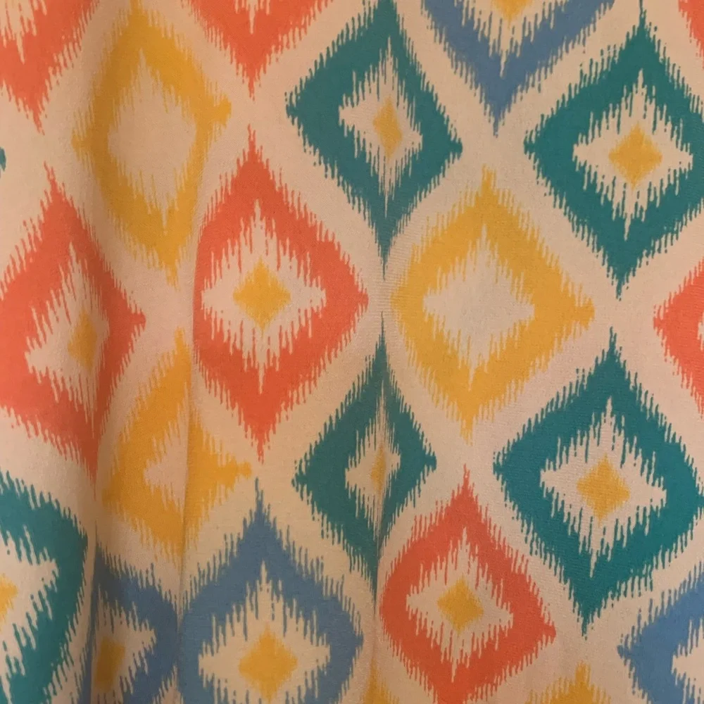 Colorful Geometric Patterned Skirt - Picture 5 of 5